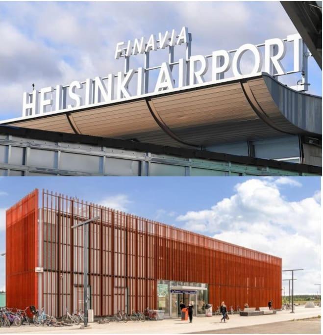 New Studio Cherry Near Helsinki Airport In Kivistoe 万塔 外观 照片